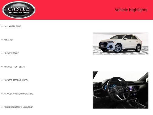 2023 Audi Q3 Premium 45 TFSI S line quattro Tiptronic