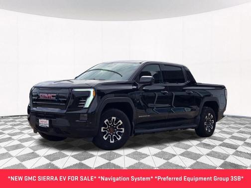 Onyx Black 2026 GMC Sierra EV Standard Range Elevation