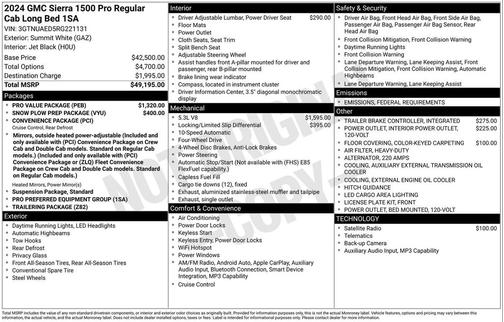 2024 GMC Sierra 1500 Pro