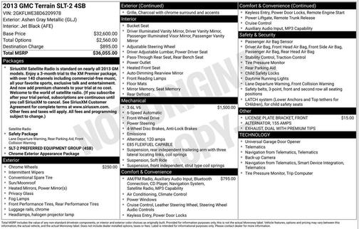 2013 GMC Terrain SLT-2