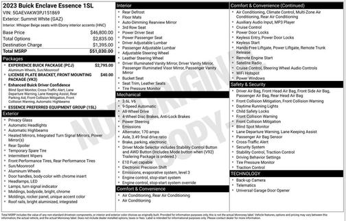 2023 Buick Enclave Essence AWD