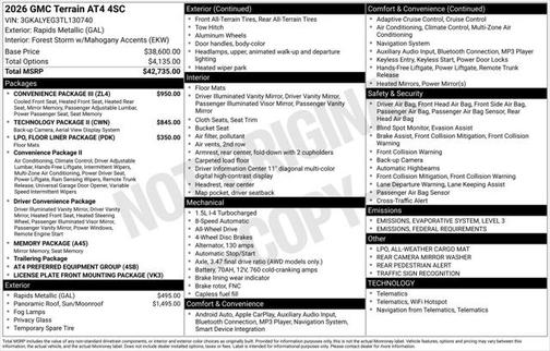 2026 GMC Terrain AWD AT4