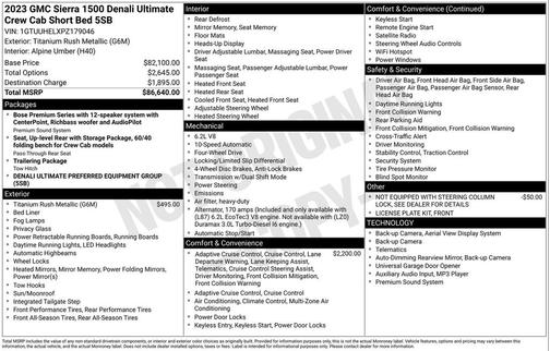 2023 GMC Sierra 1500 Denali Ultimate