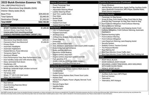 2023 Buick Envision Essence AWD