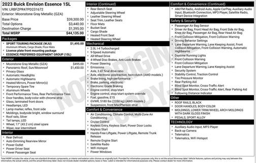2023 Buick Envision Essence AWD