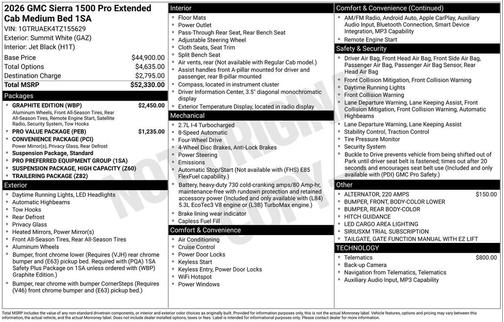 2026 GMC Sierra 1500 Pro