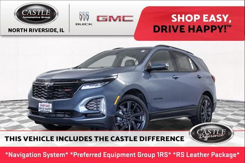 Lakeshore Blue Metallic 2024 Chevrolet Equinox AWD RS