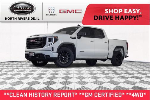 Summit White 2024 GMC Sierra 1500 Elevation