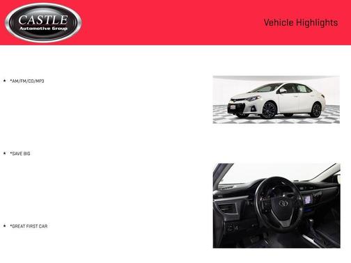 2015 Toyota Corolla S Premium