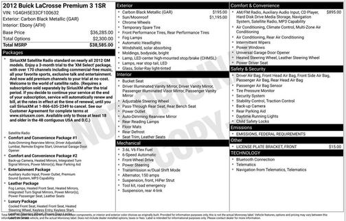 2012 Buick LaCrosse Premium 3