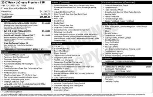 2017 Buick LaCrosse Premium