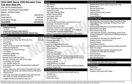 2024 GMC Sierra 1500 Elevation