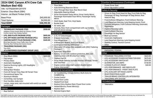2024 GMC Canyon AT4