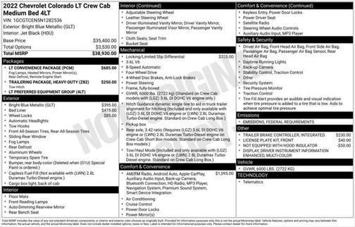 2022 Chevrolet Colorado LT