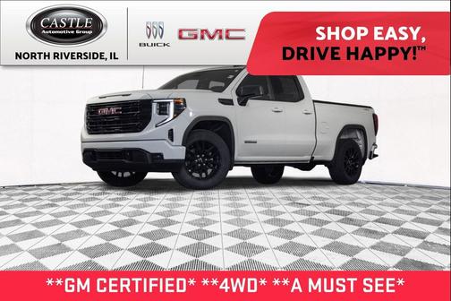 Summit White 2023 GMC Sierra 1500 Elevation