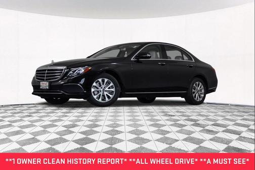 Black 2019 Mercedes-Benz E-Class 4MATIC