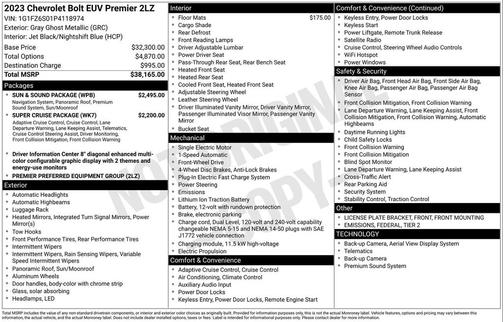 2023 Chevrolet Bolt EUV FWD Premier
