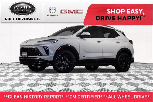 Summit White 2025 Buick Encore GX Sport Touring