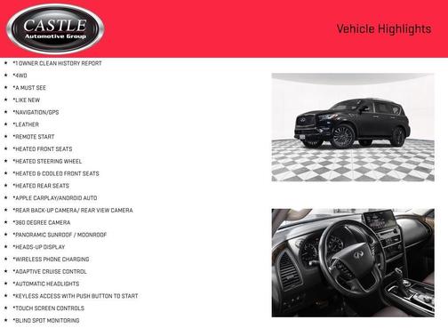 Mineral Black 2024 INFINITI QX80 PREMIUM SELECT AWD