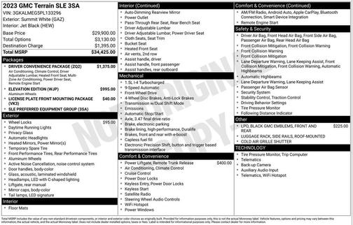 2023 GMC Terrain SLE