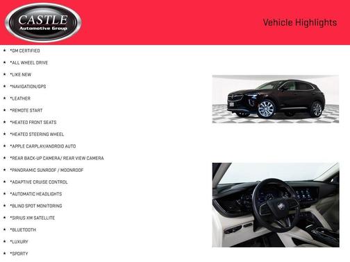 Rich Garnet Metallic 2023 Buick Envision Avenir AWD