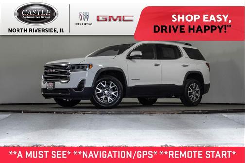 Summit White 2020 GMC Acadia FWD SLT