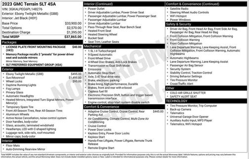 2023 GMC Terrain SLT