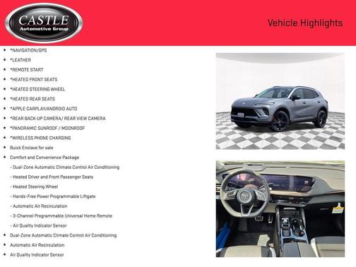 Moonstone Gray Metallic 2026 Buick Envision Sport Touring AWD