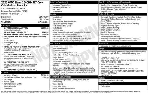 2025 GMC Sierra 2500 SLT