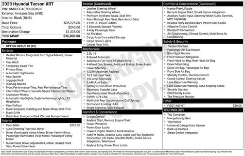 2023 Hyundai TUCSON XRT