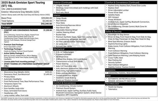 2025 Buick Envision Sport Touring AWD