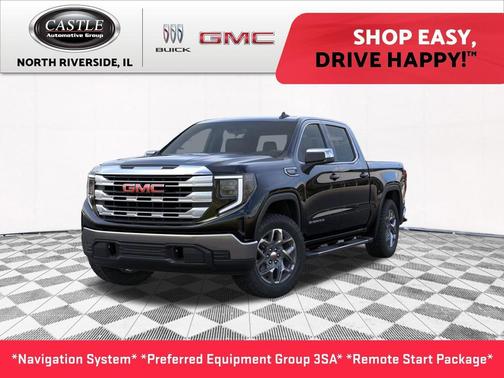 Onyx Black 2025 GMC Sierra 1500 SLE Truck