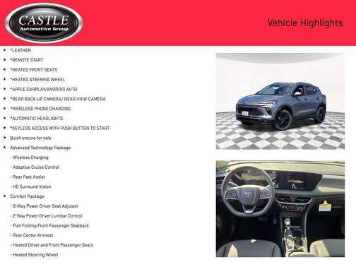 Moonstone Gray Metallic 2026 Buick Encore GX Sport Touring
