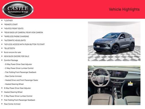 Moonstone Gray Metallic 2026 Buick Encore GX Sport Touring