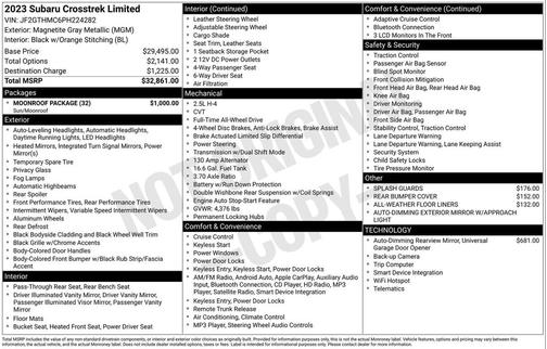 2023 Subaru Crosstrek Limited