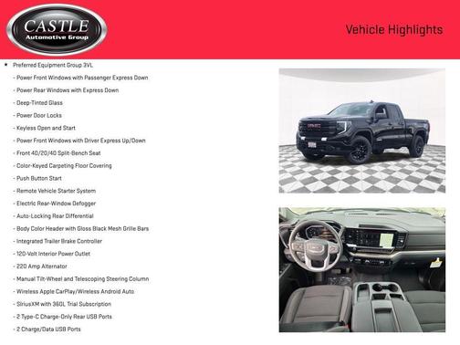 Onyx Black 2026 GMC Sierra 1500 Elevation
