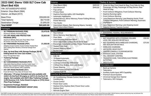 2023 GMC Sierra 1500 SLT