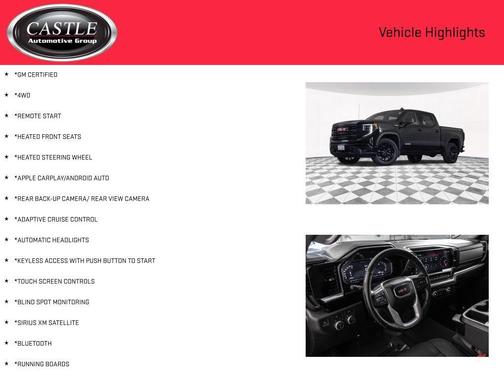 Onyx Black 2023 GMC Sierra 1500 Elevation