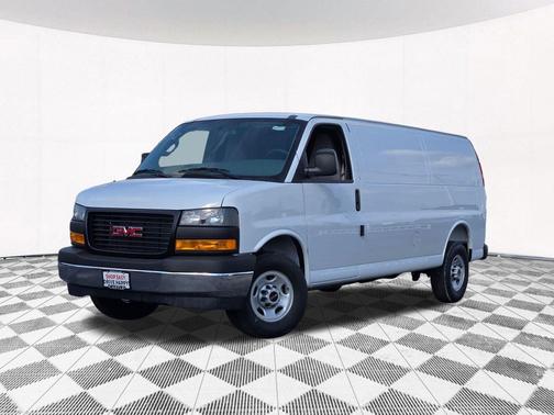 Summit White 2026 GMC Savana 3500 3500 Extended Wheelbase, Work Van, RWD