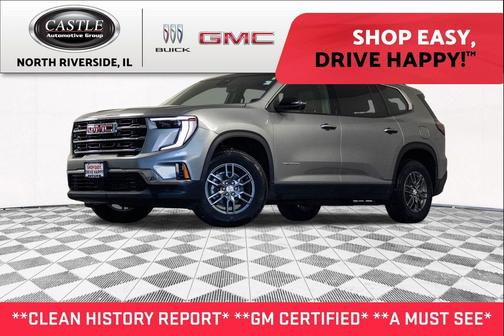 Sterling Metallic 2025 GMC Acadia FWD Elevation