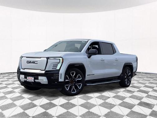 Summit White 2025 GMC Sierra EV Extended Range Denali