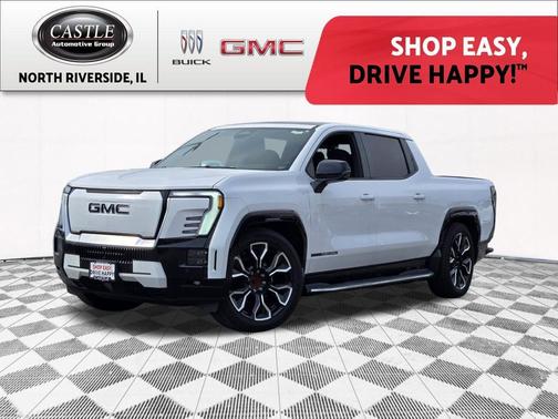 Summit White 2025 GMC Sierra EV Extended Range Denali