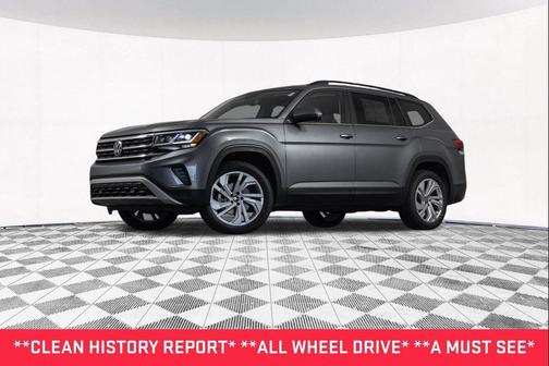 Platinum Gray Metallic 2023 Volkswagen Atlas 3.6L SE w/Technology