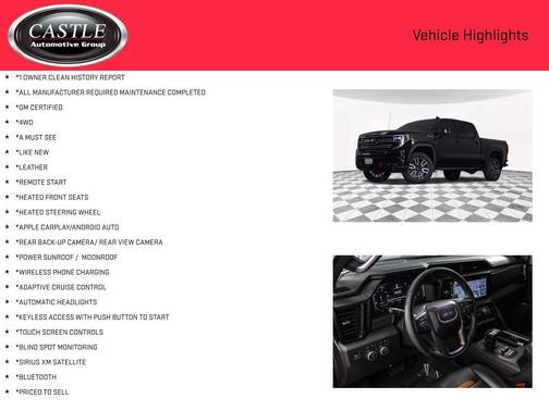 Onyx Black 2025 GMC Sierra 1500 AT4
