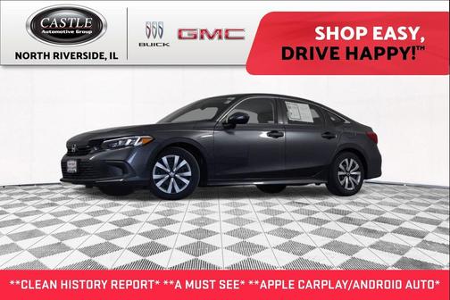 Morning Mist Metallic 2023 Honda Civic LX