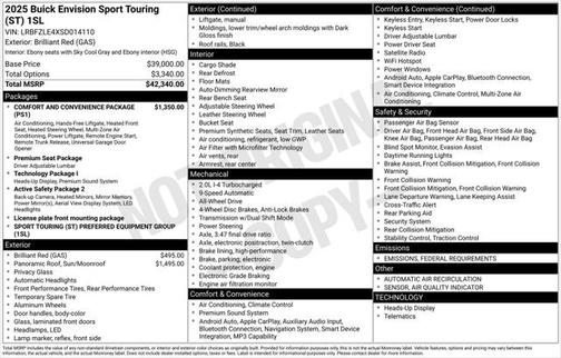 2025 Buick Envision Sport Touring AWD