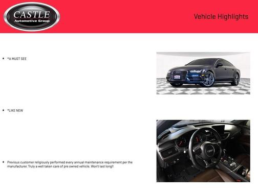 2017 Audi A7 3.0T Premium Plus