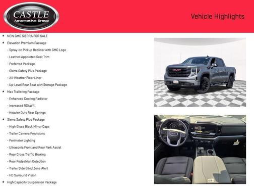 Sterling Metallic 2026 GMC Sierra 1500 Elevation