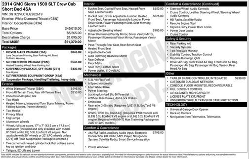 2014 GMC Sierra 1500 SLT