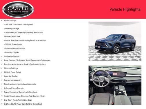 ocean blue metallic 2026 Buick Enclave Preferred